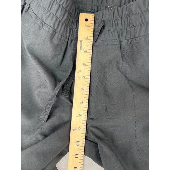 Wonderwink Mens Modern Fit Black Elastic Waist Drawstring Cargo Pants Size 30 - Picture 11 of 14